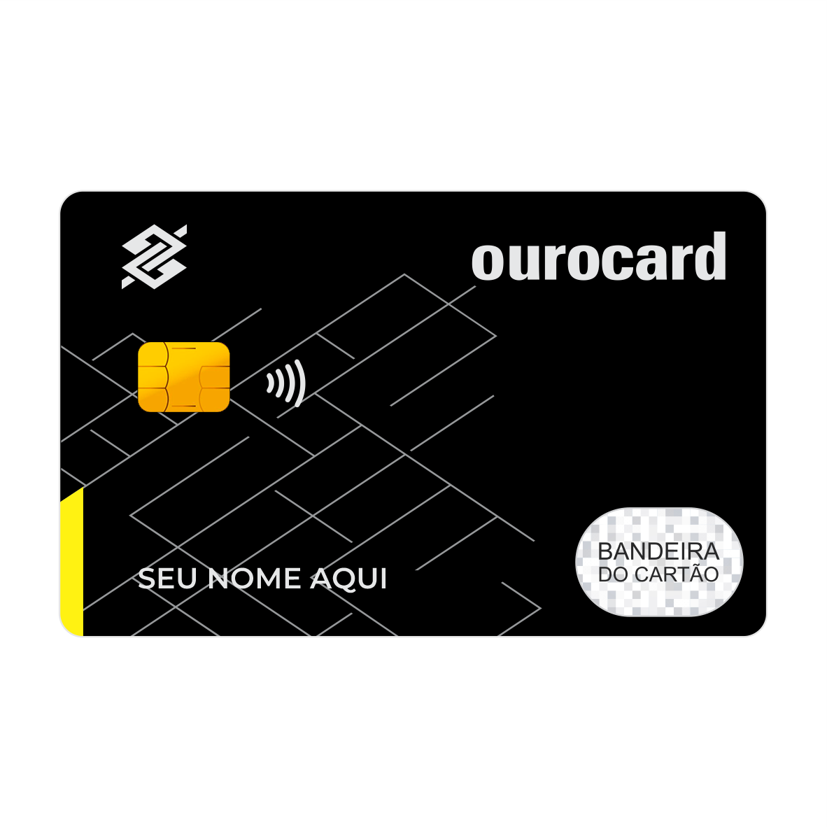 CAPACARD - Película Adesiva Para Cartão Frente e Verso - BB Ourocard CAPACARD - Película Adesiva Para Cartão Frente e Verso - BB Ourocard